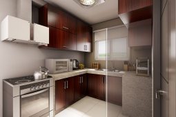 Architect's Perspective of Kitchen Area (House Model Chloe)